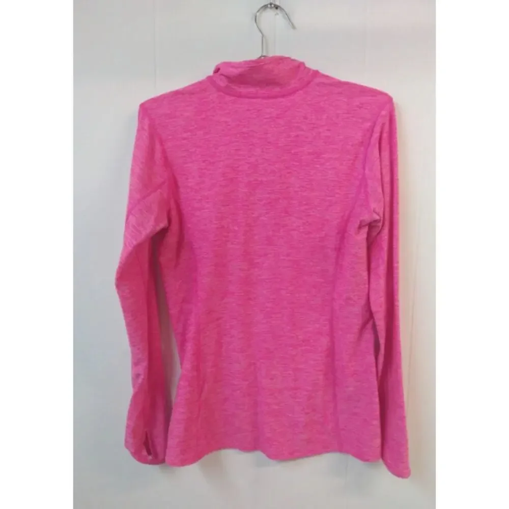The North Face Women’s 1/4 Zip Pullover Pink Long Sleeve Athletic Top Size Small